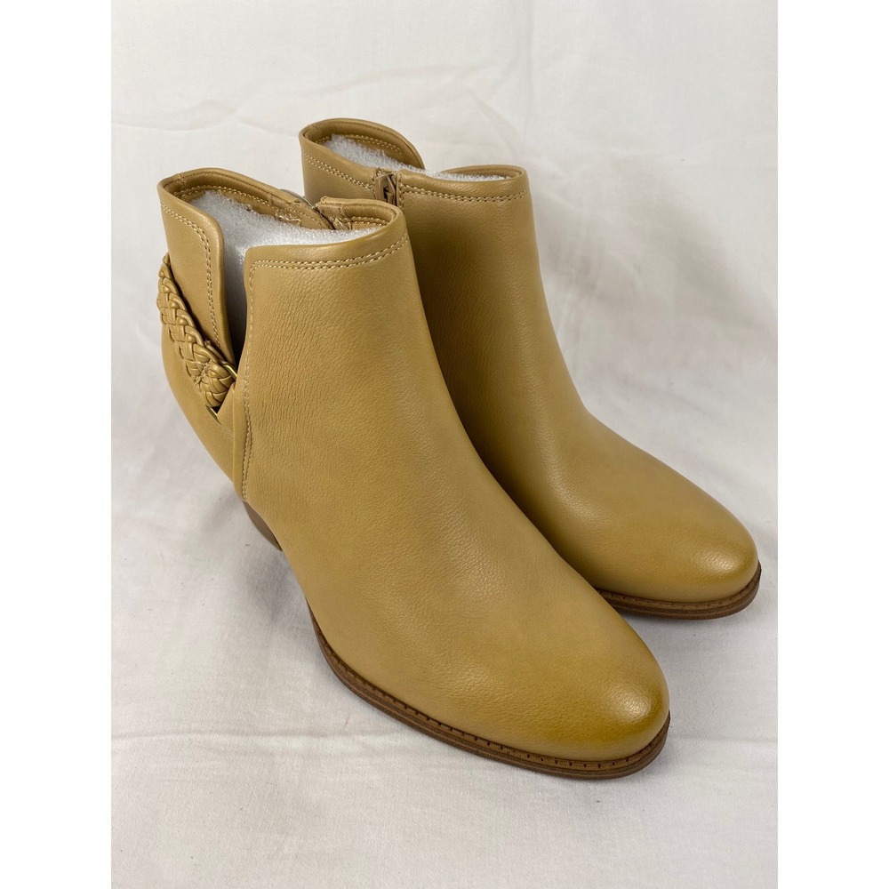 Baretraps True Tan Braided Ankle Booties Recycled Materials 9M Women's Boot